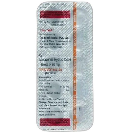 drovotas 80mg tablet 10's